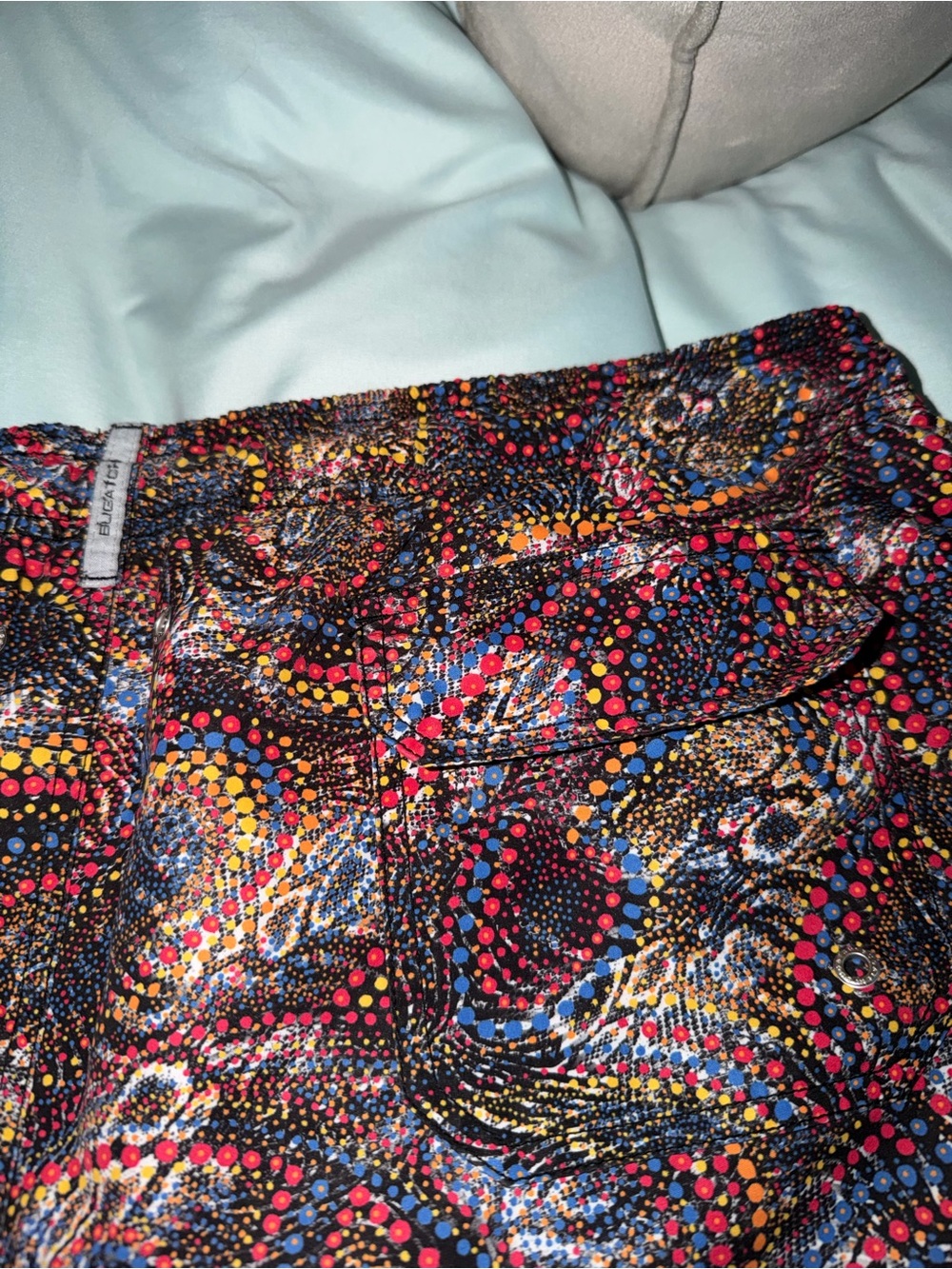 Bugatchi Men’s Archer Abstract Swim Trunks